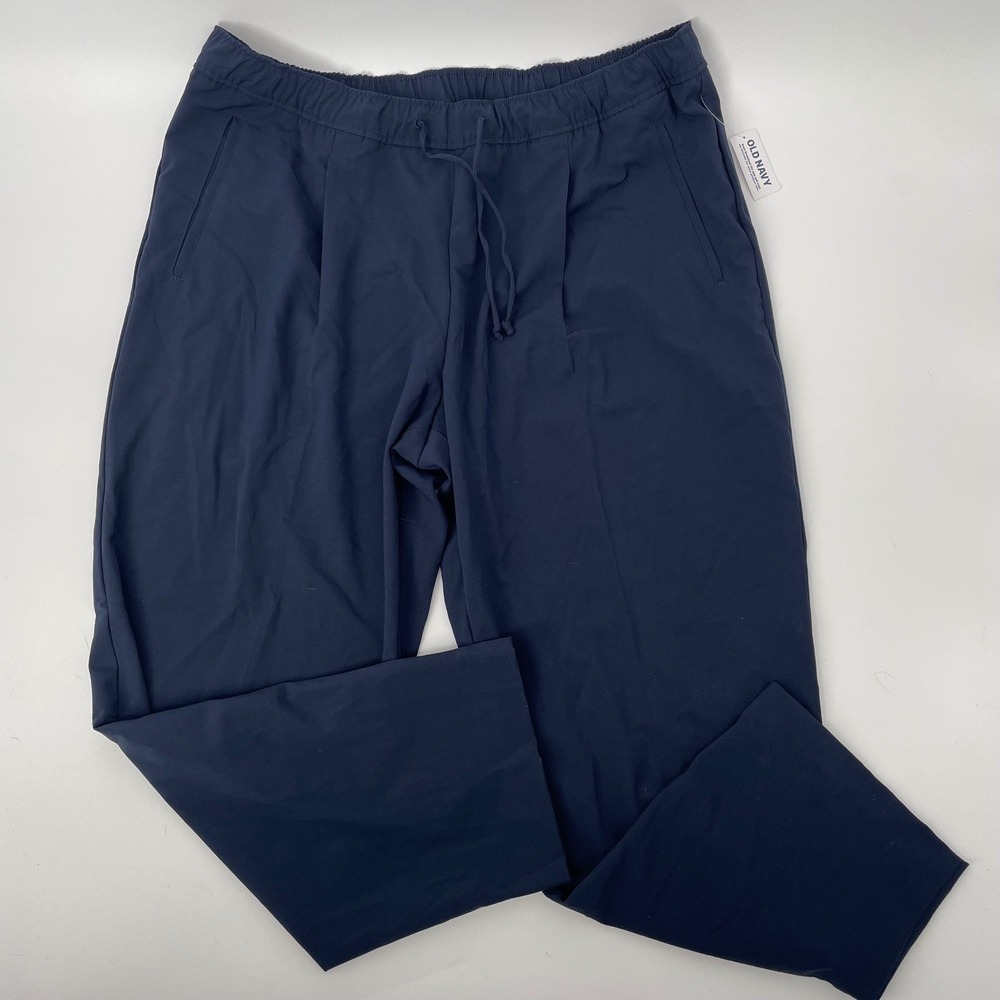 Old‎ Navy Billie High Rise Relaxed Pants XL Navy NWT Comfort Core - Picture 2 of 11
